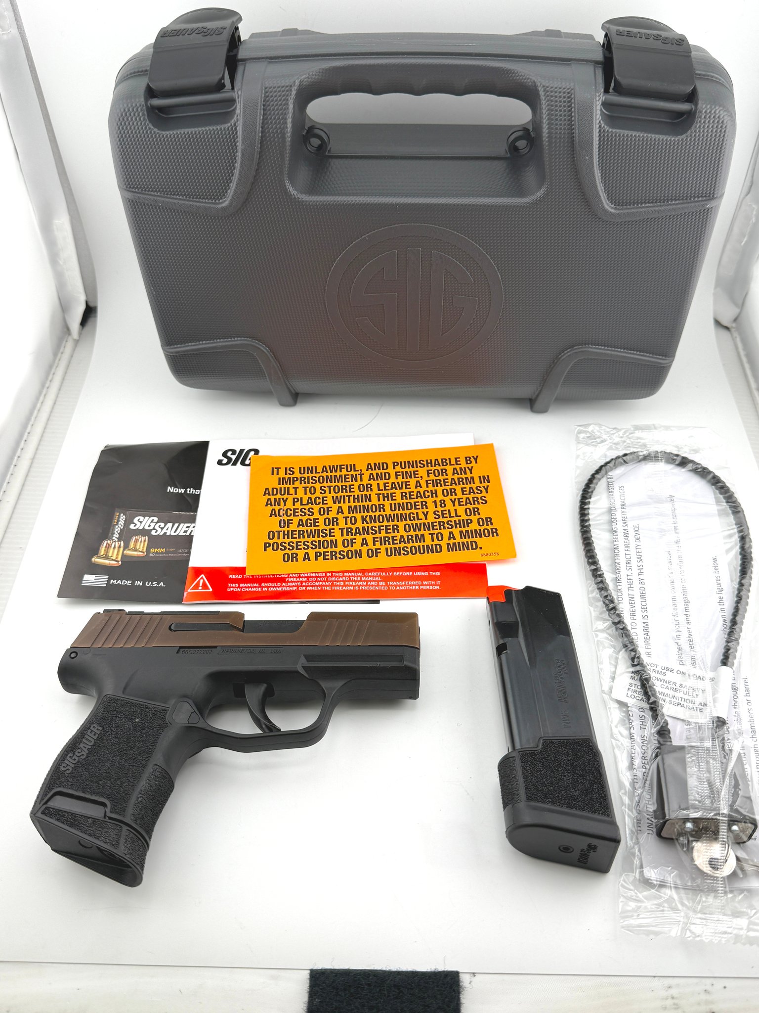 SIG SAUER P365 X-Series 9mm Coyote Optic Ready X-Ray3 3.1"