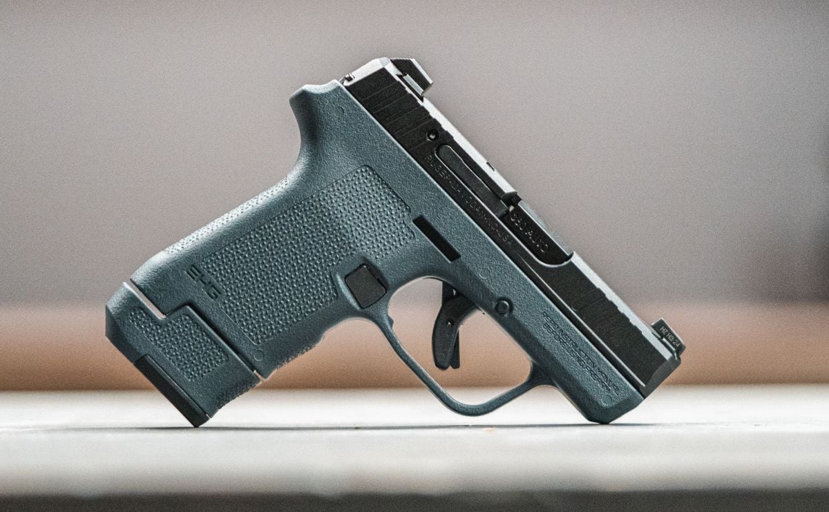 the new Ruger LCP Max with the Magpul EHG RG380 grip