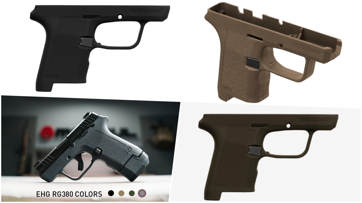 the new Ruger LCP Max with the Magpul EHG RG380 grip