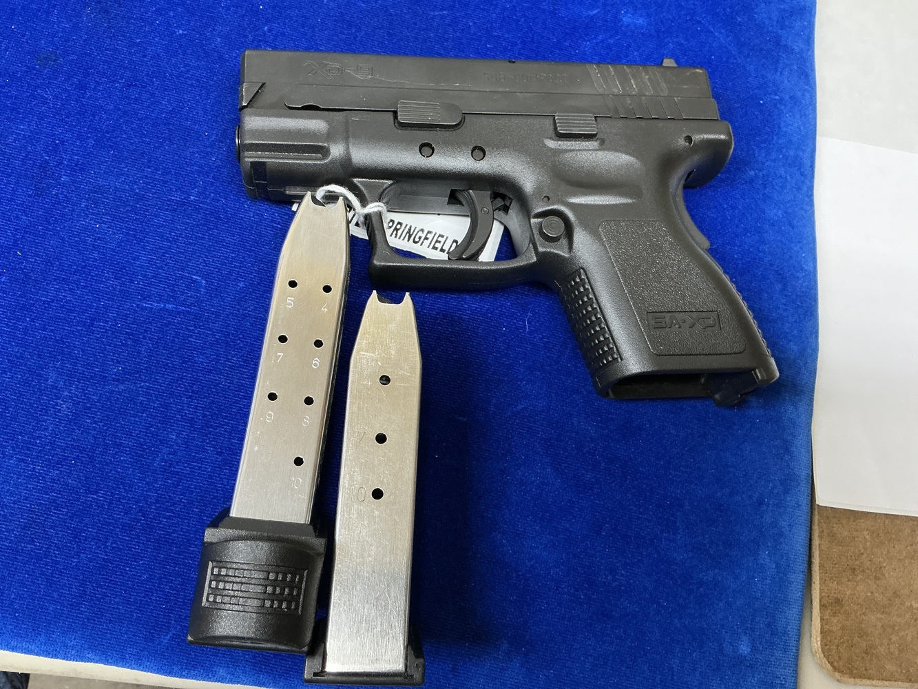 SPRINGFIELD ARMORY XD-9 SUB COMPACT