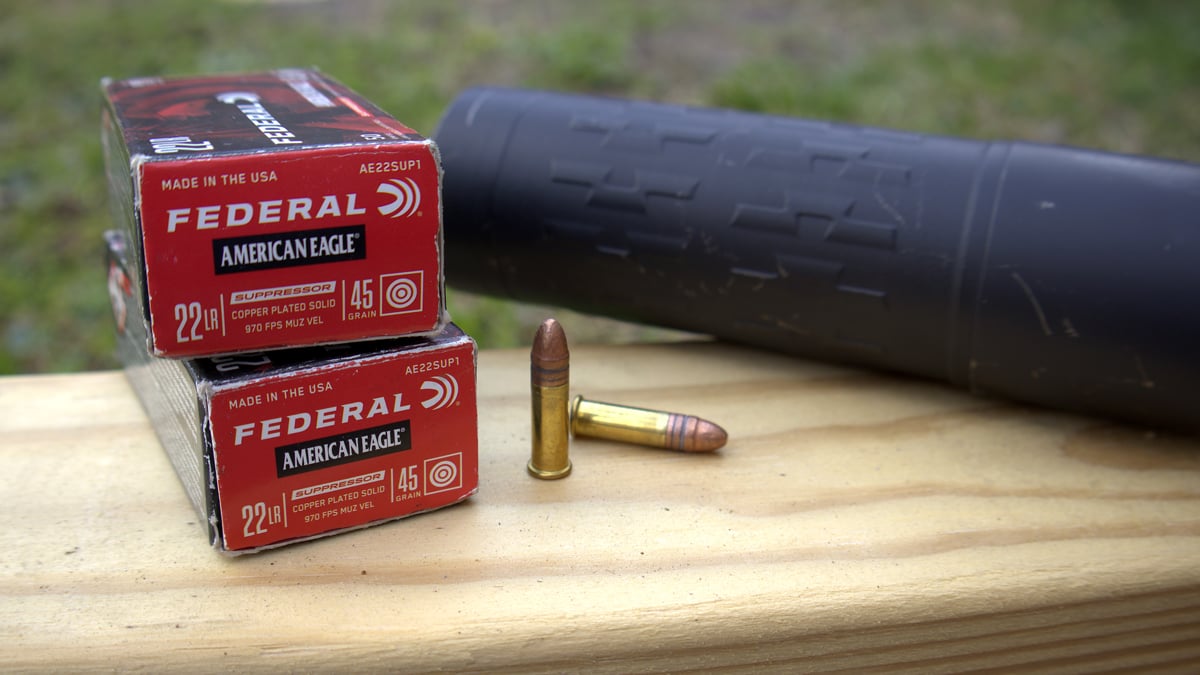 Federal suppressor .22 LR ammo