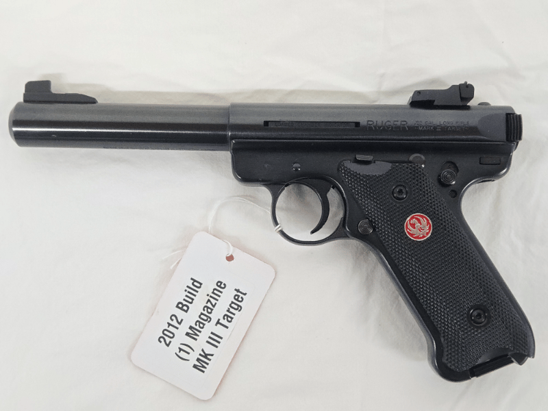 RUGER Mark III Target, 2012