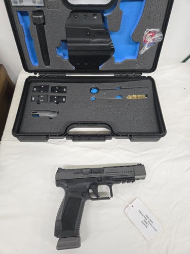 CANIK TP9SFX w2 Mags Optic Plates Holster Tools Back Straps Original Hard Case