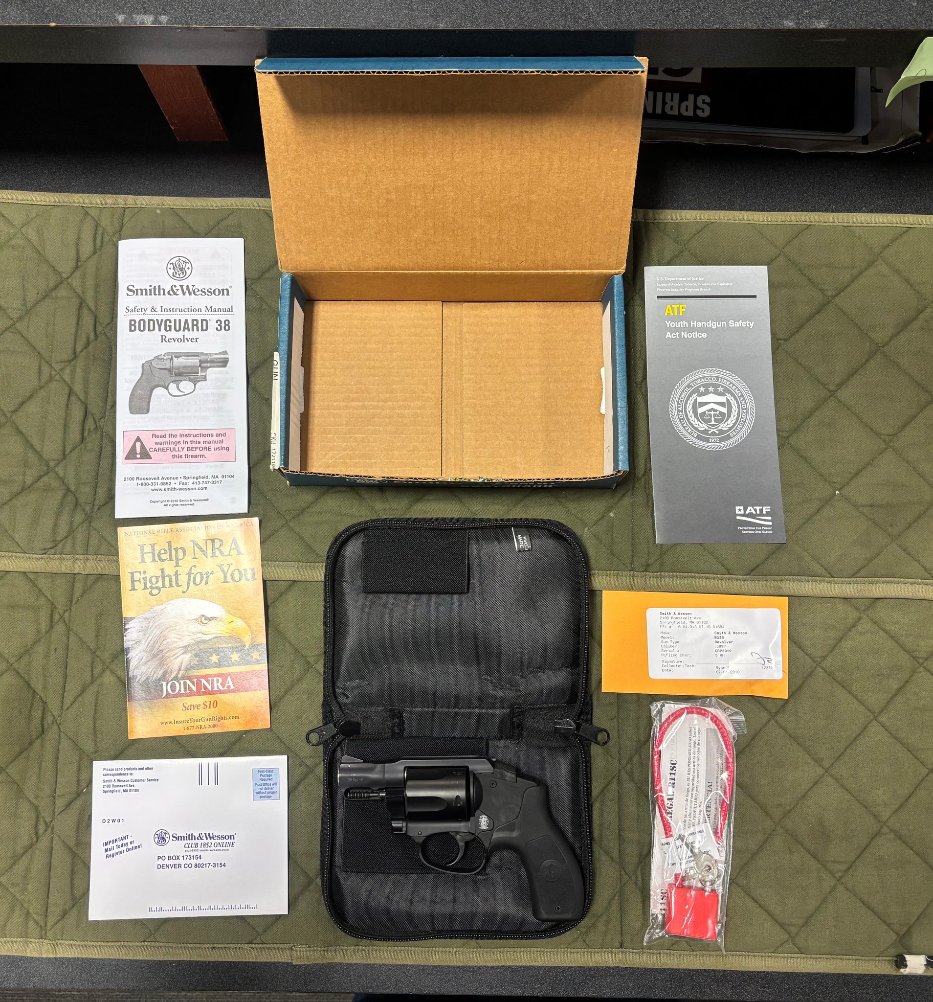 SMITH & WESSON BODYGAURD W LASER