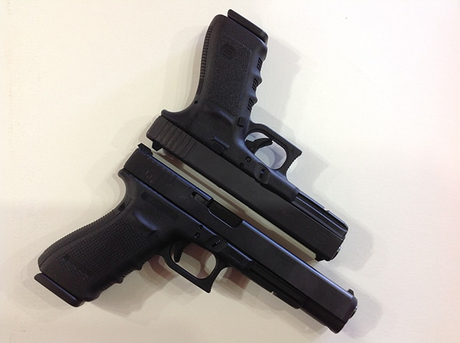Glock 40 compared to Glock 20