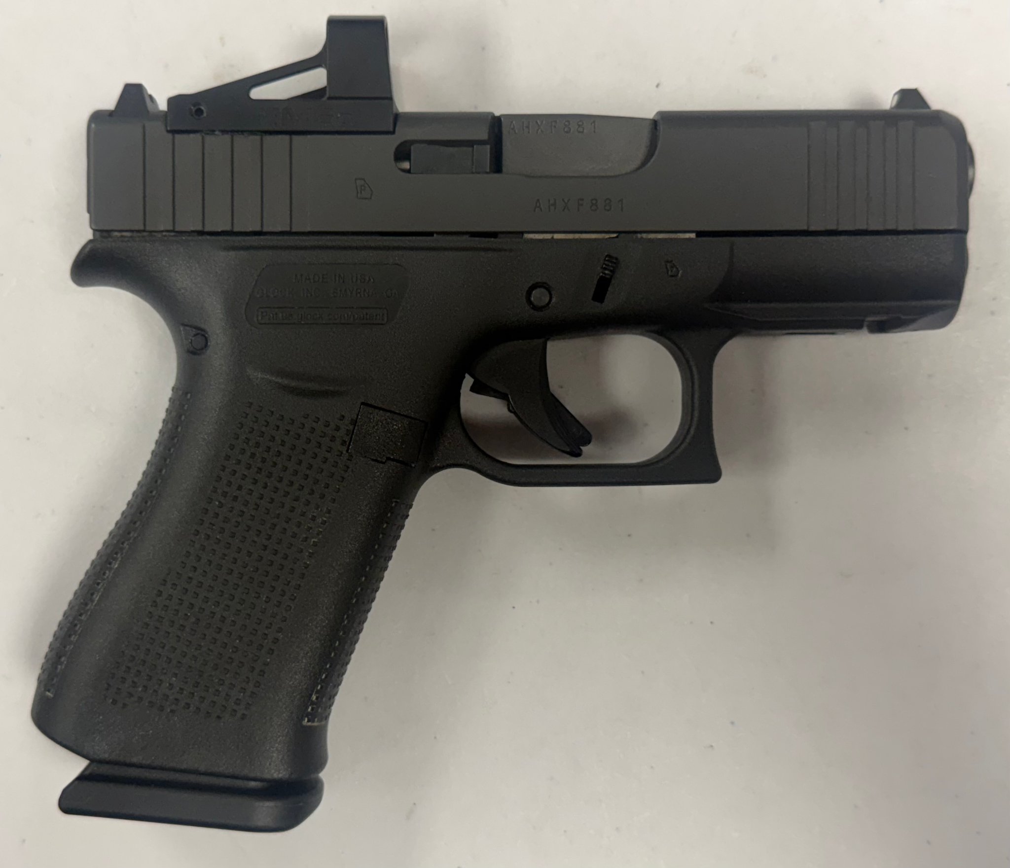 GLOCK G43X MOS 9mm luger (9x19 para)