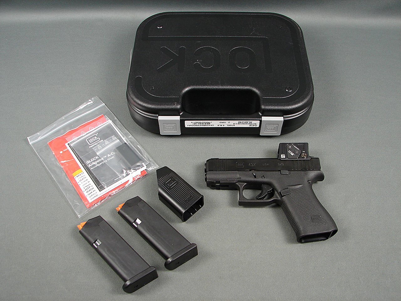 GLOCK 43X COA USA MADE