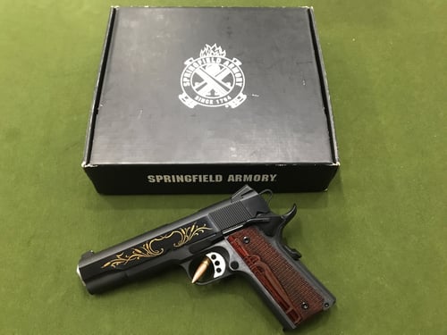 SPRINGFIELD ARMORY 1911 GARRISON BLUED ENGRVER