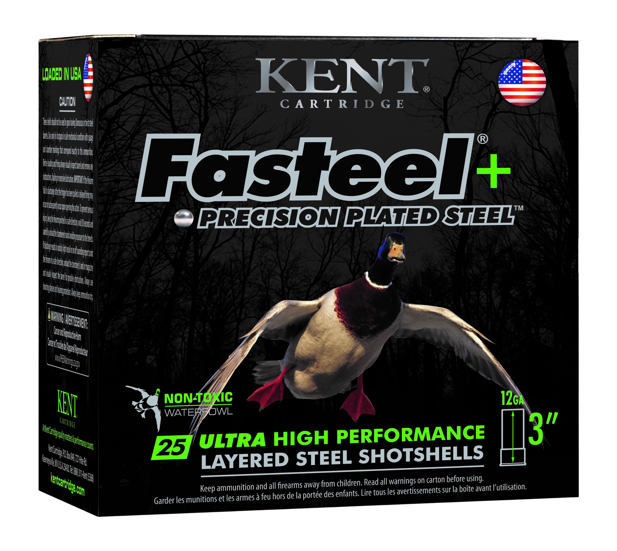KENT FASTEEL PLUS 12GA 3.5 1.5OZ BB&2 25/10