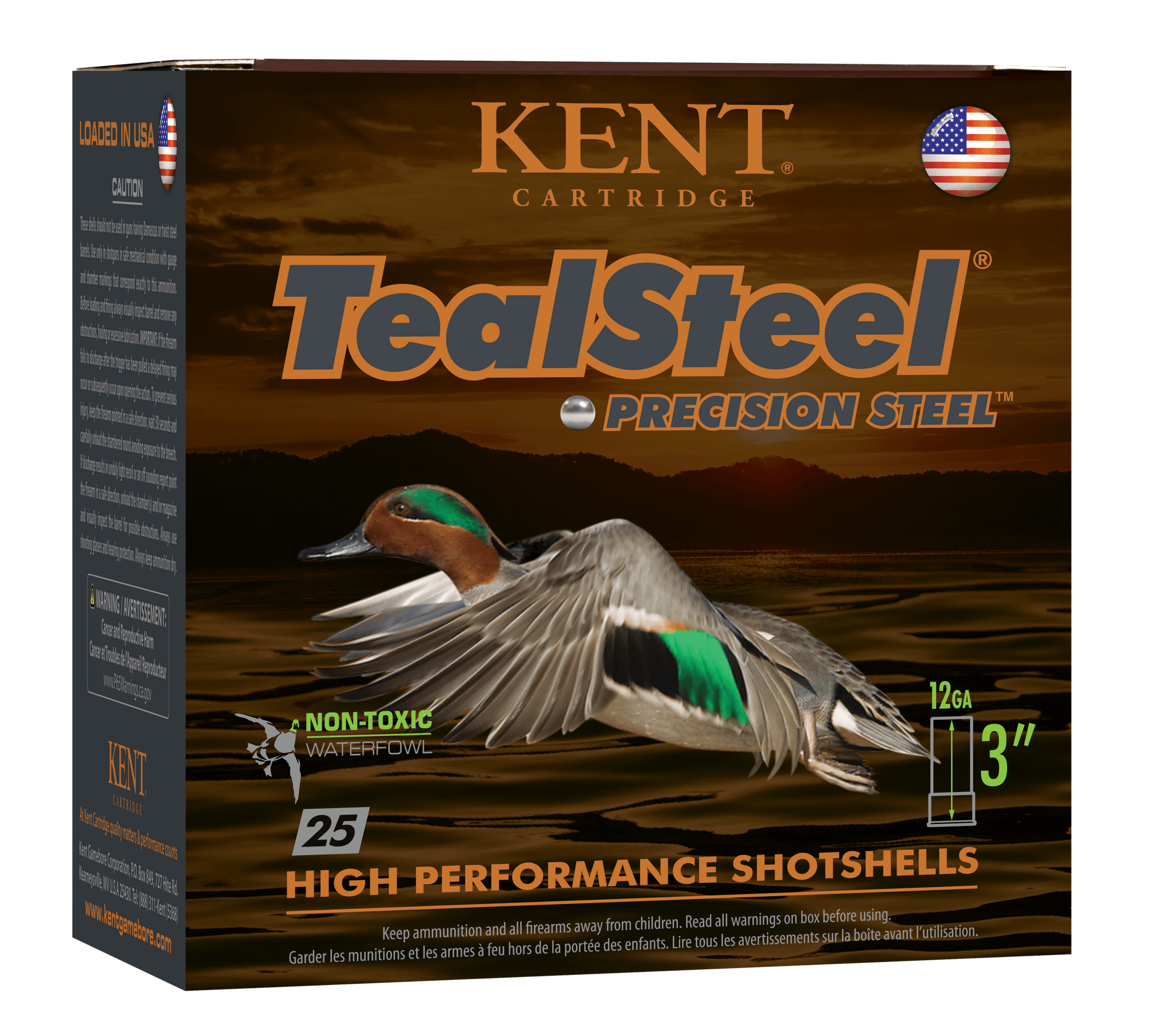 KENT TEALSTEEL 12GA 2.75 1-1/4OZ #6 25/10