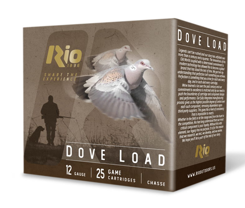 RIO RDL3275    DOVE LOAD 12G  2-3/4  7-1/2   25/10