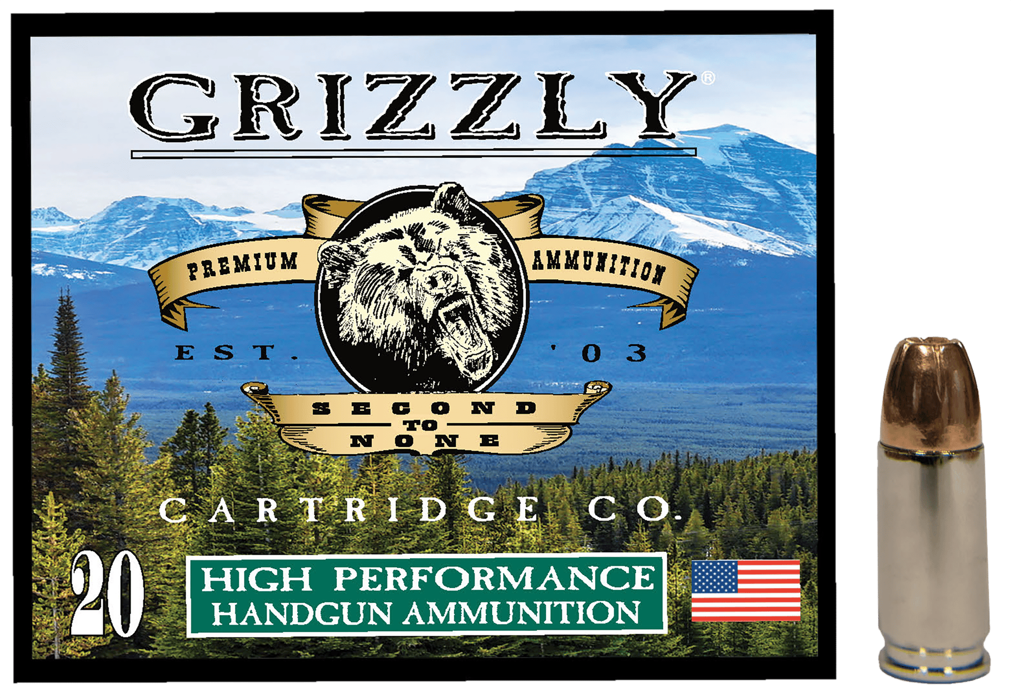GRIZZLY AMMO 9MM LUGER (9x19 PARA)