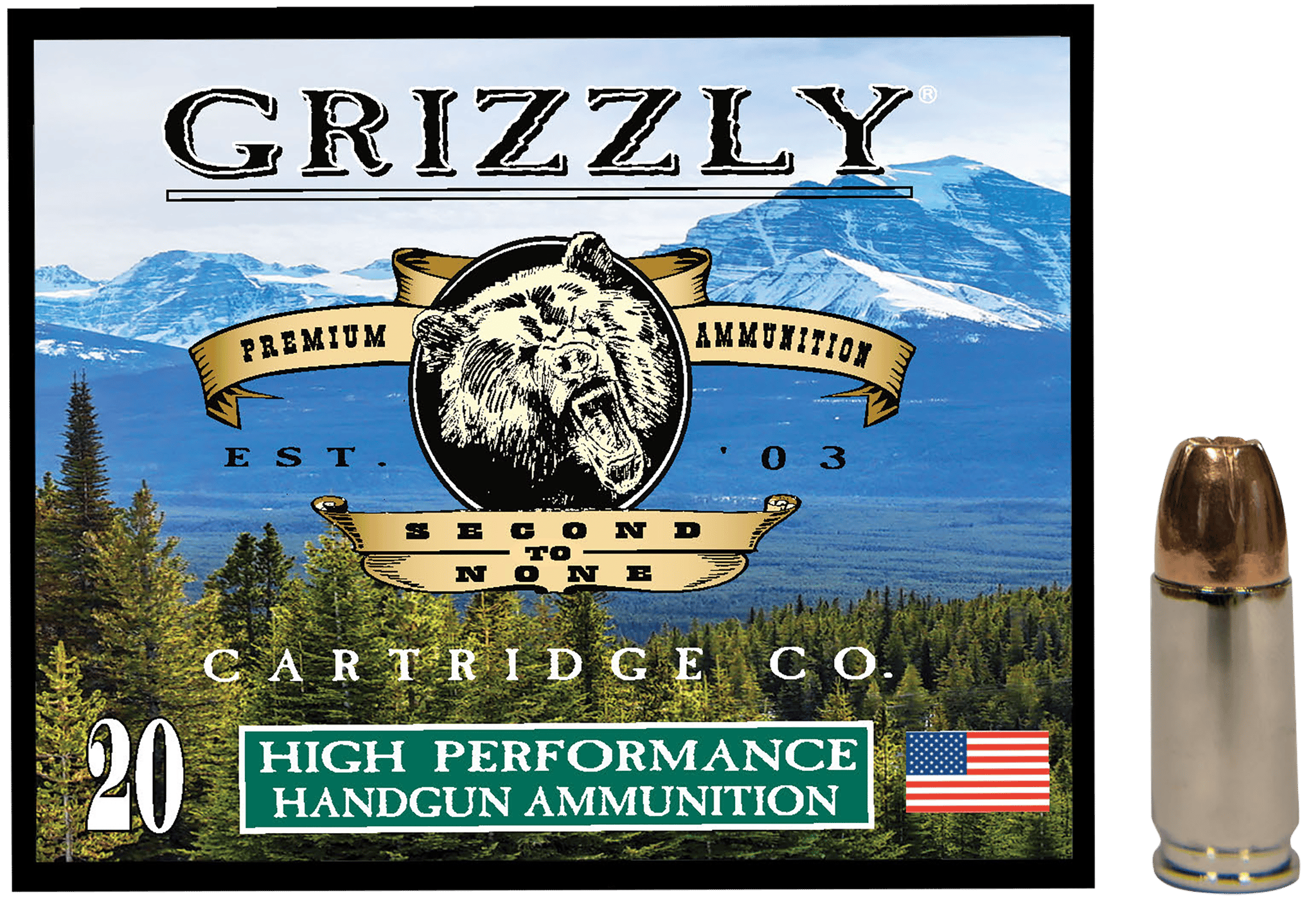 GRIZZLY AMMO 9MM LUGER (9x19 PARA)