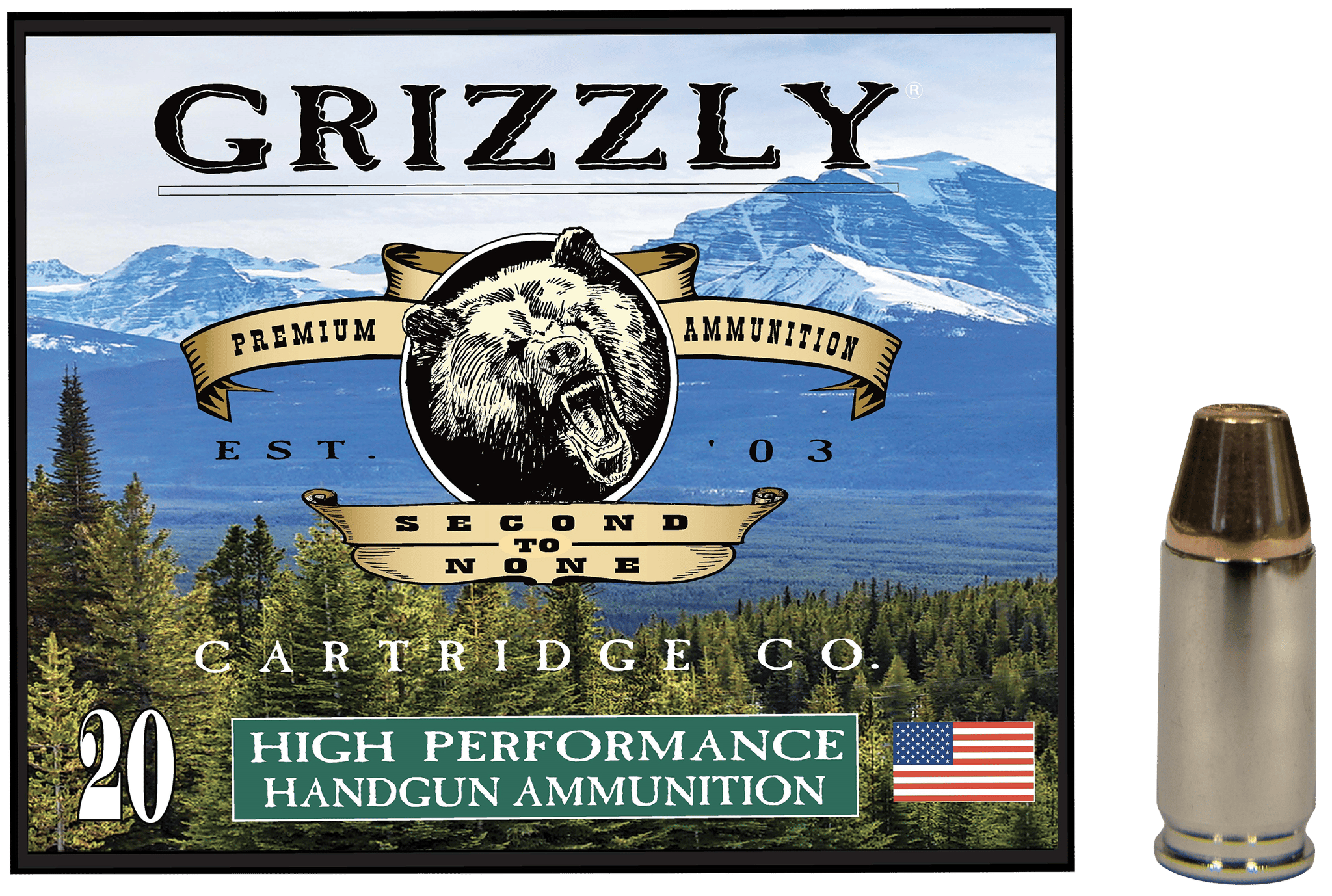 GRIZZLY AMMO 9MM LUGER (9x19 PARA)