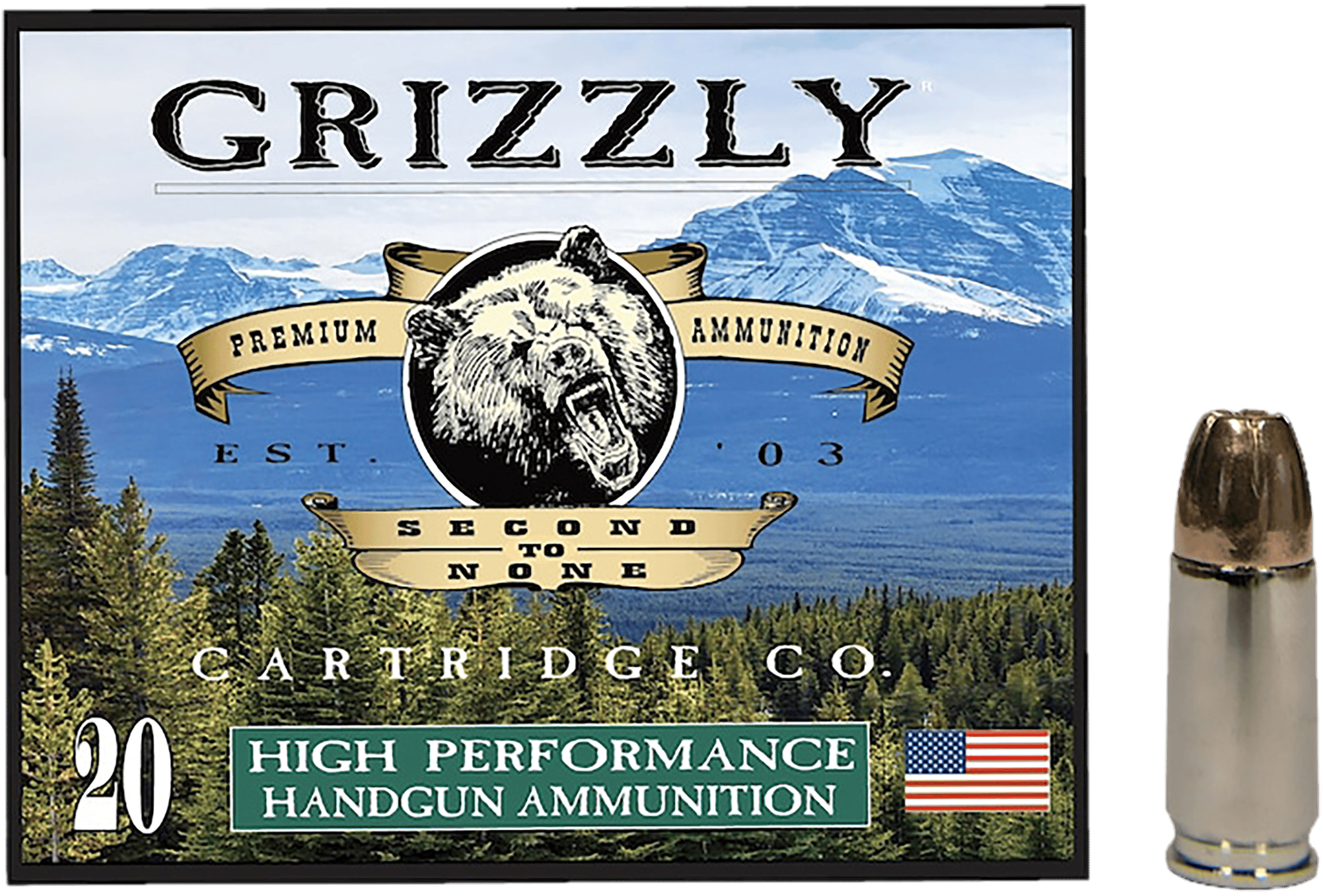 GRIZZLY AMMO 9MM LUGER (9x19 PARA)