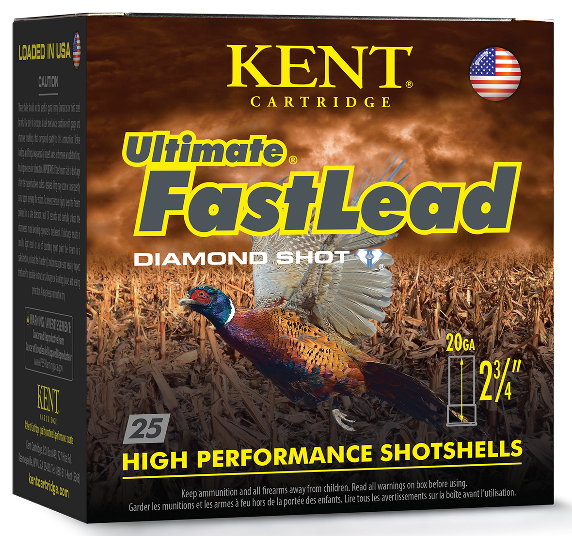 KENT ULTIMATE FASTLEAD UPLAND 20GA 1OZ #7.5 25/