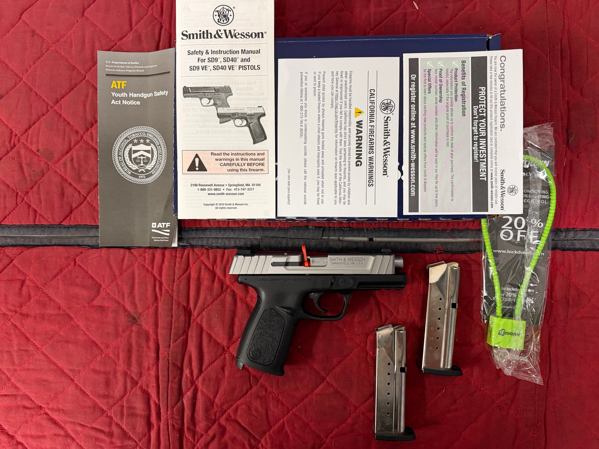 SMITH & WESSON SD9VE