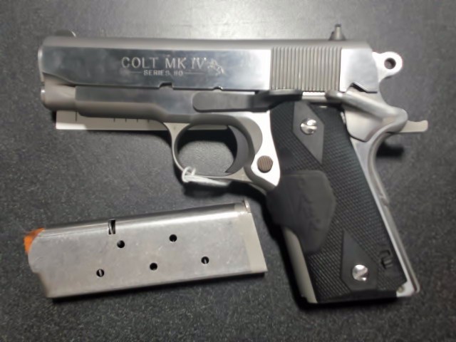 Colt Mk Iv Series 80 Officer's Acp - For Sale, Used - Good Condition