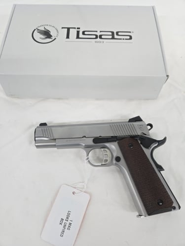 TISAS 1911 Carry Zig M45 Stainless wMagazine Original Box Manuals