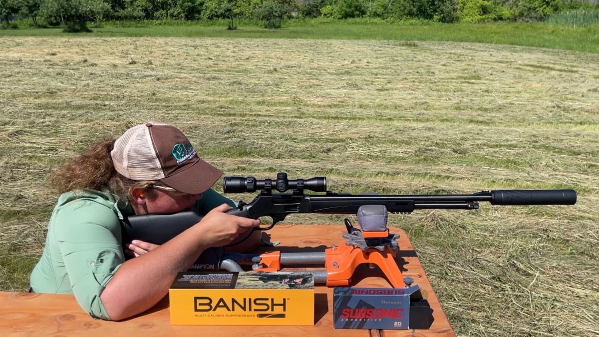 Shooting Henry X-Model with Banish 46-V2
