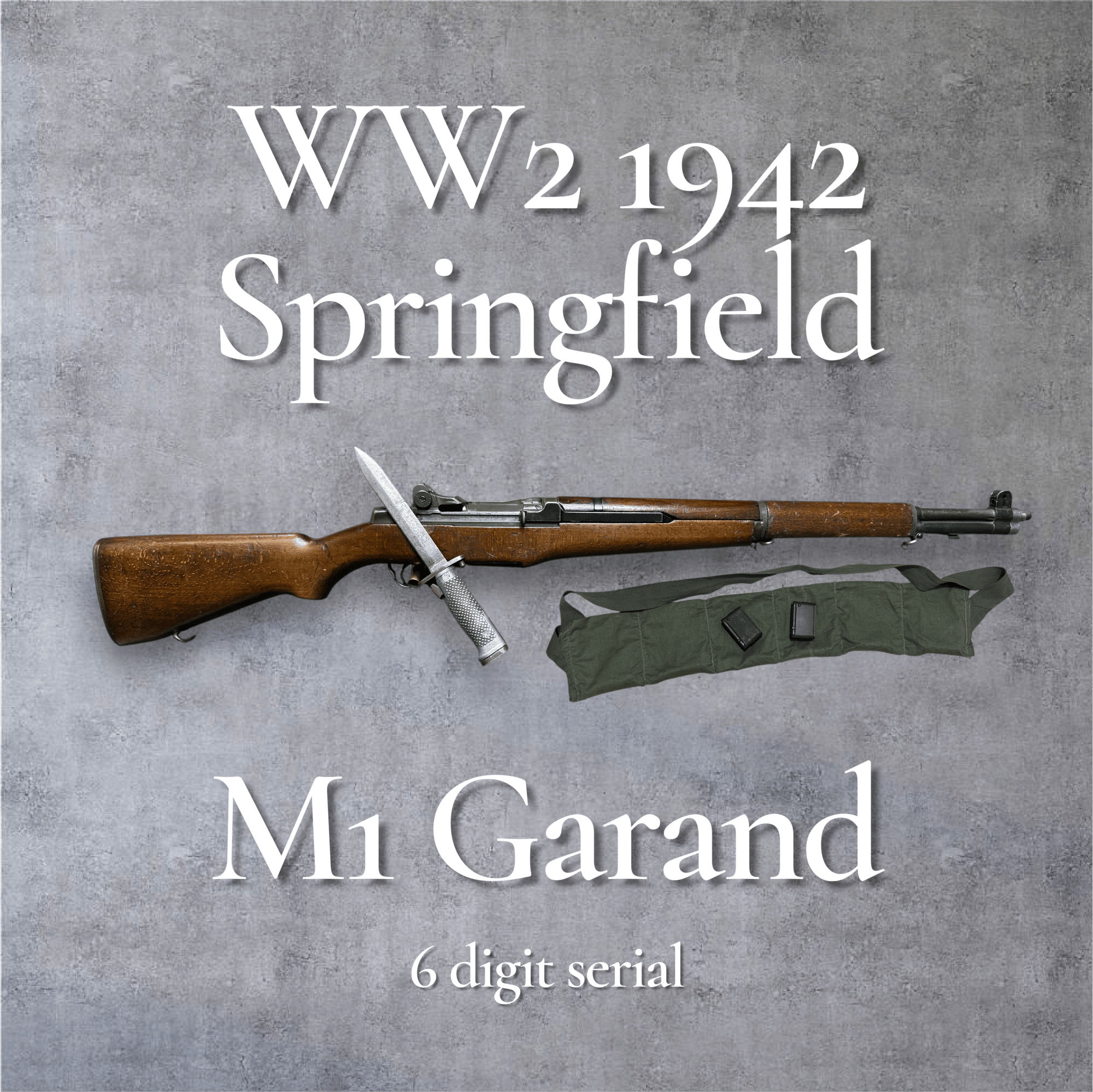 SPRINGFIELD ARMORY M1 Garand WW2 1942 .308 win