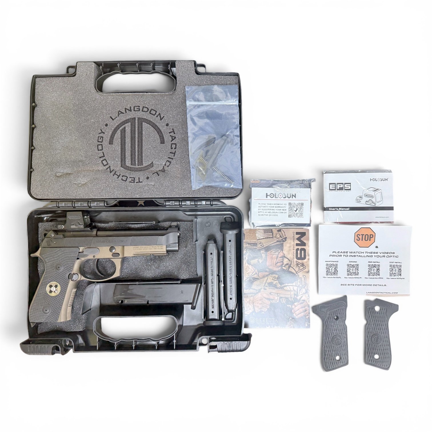 LANGDON TACTICAL 92G Elite LTT 10th Anniversary Edition #40 of 100 w/Holosun EPS 9mm luger (9x19 para)