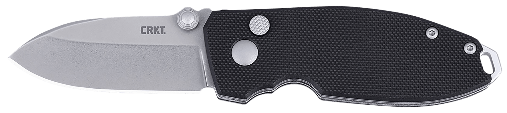 CRKT - 2474 - Squid 2.27 Folding Drop Point Plain Black Knife