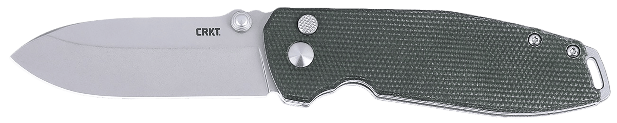 CRKT - 2495GR - Squid XM 2.95 Folding Drop Point Plain Green Knife