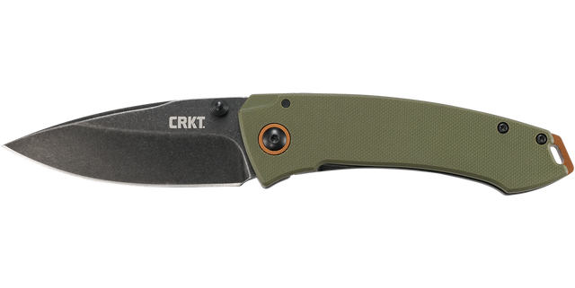 CRKT Tuna Folding Knife Spear Point, Green