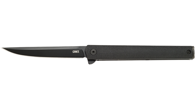 CRKT CEO Flipper Folding Blackout Knife w/ Liner Lock - 7097K