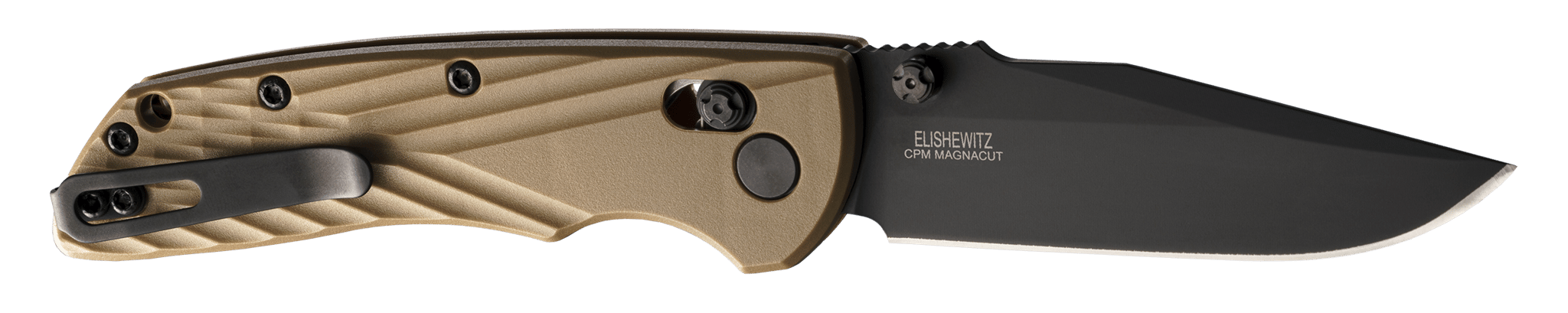 Deka 3.25 inch ABLE Lock Folder | Clip Point Blade | Black Finish | Polymer Frame | Flat Dark Earth