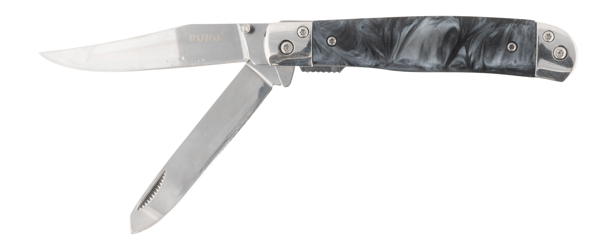 RUKO RUK0185BP    420A   TRAPPER BLK PEARL FOLDING