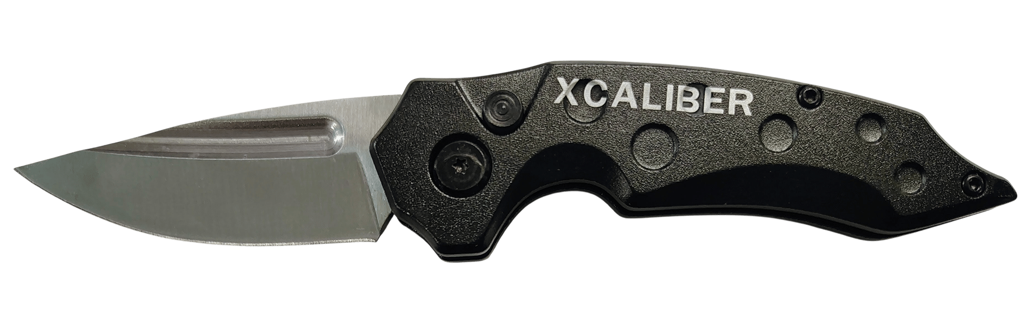 Xcaliber - 728881687621 - Switch Blade 2.41 Folding Drop Point Black Knife