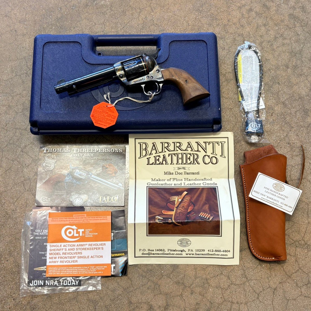Colt Single Action Army (cavalry) - U.s. Military Contract - For