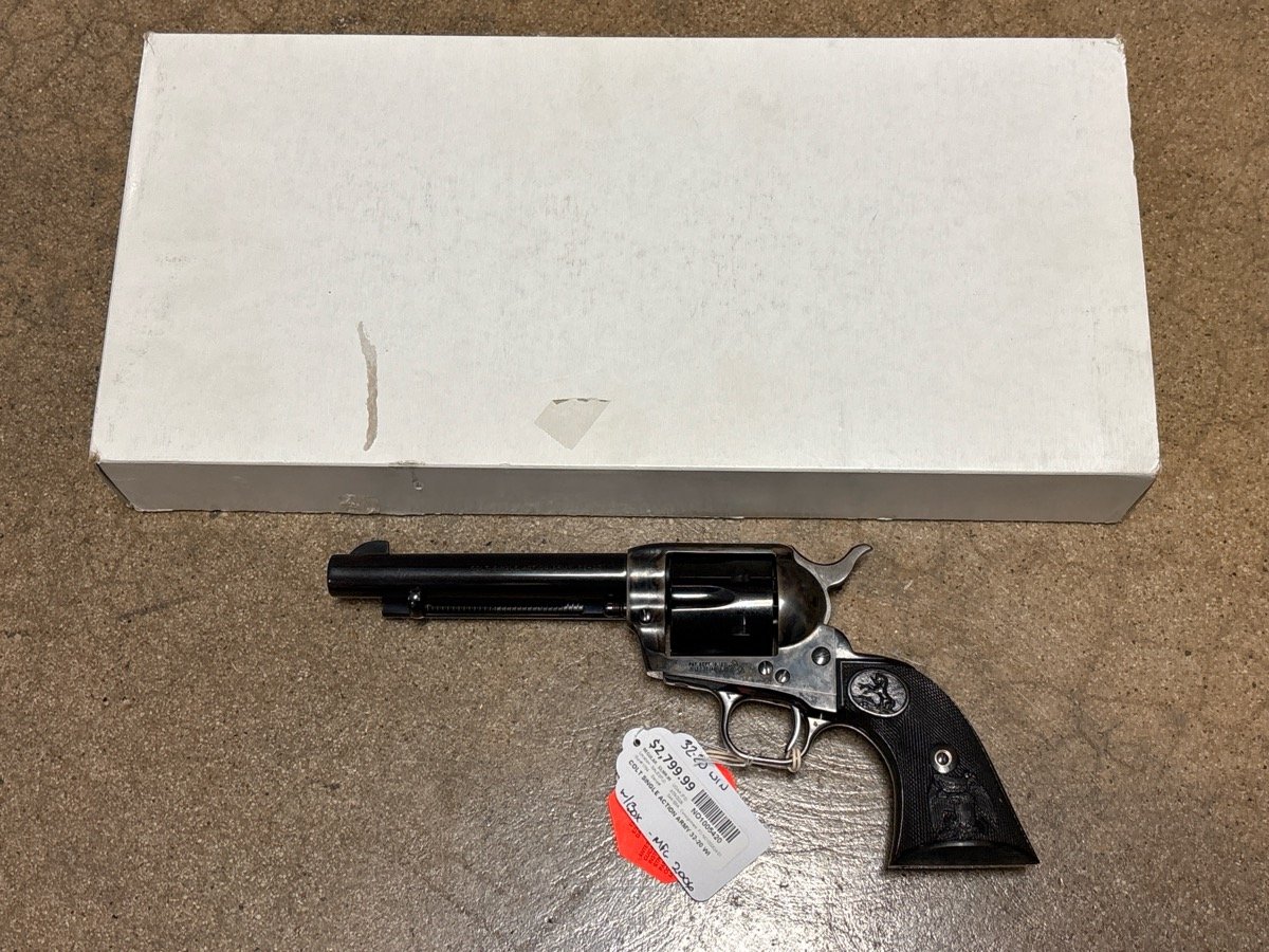 Colt Single Action Army (cavalry) - U.s. Military Contract - For