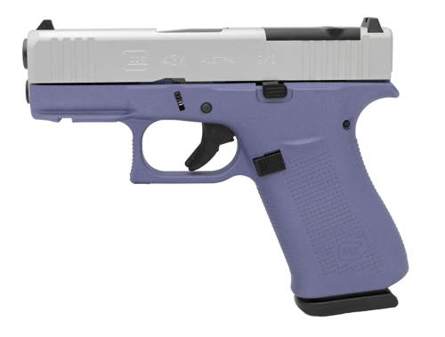 GLOCK 43X MOS CRUSHED ORCHID  SATIN