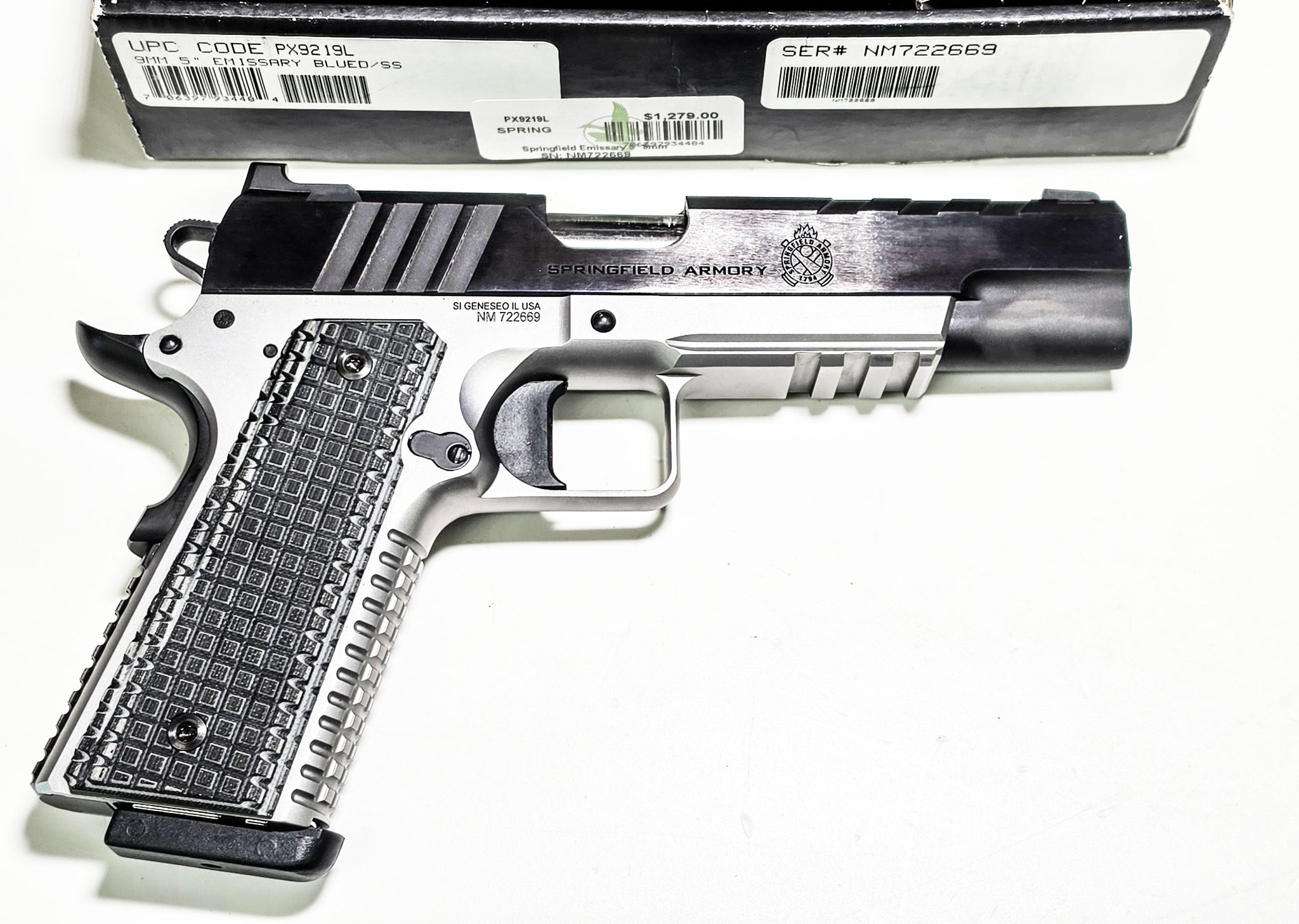 SPRINGFIELD ARMORY BRAND-NEW SPRINGFIELD EMISSARY CHAMBERED IN 9MM