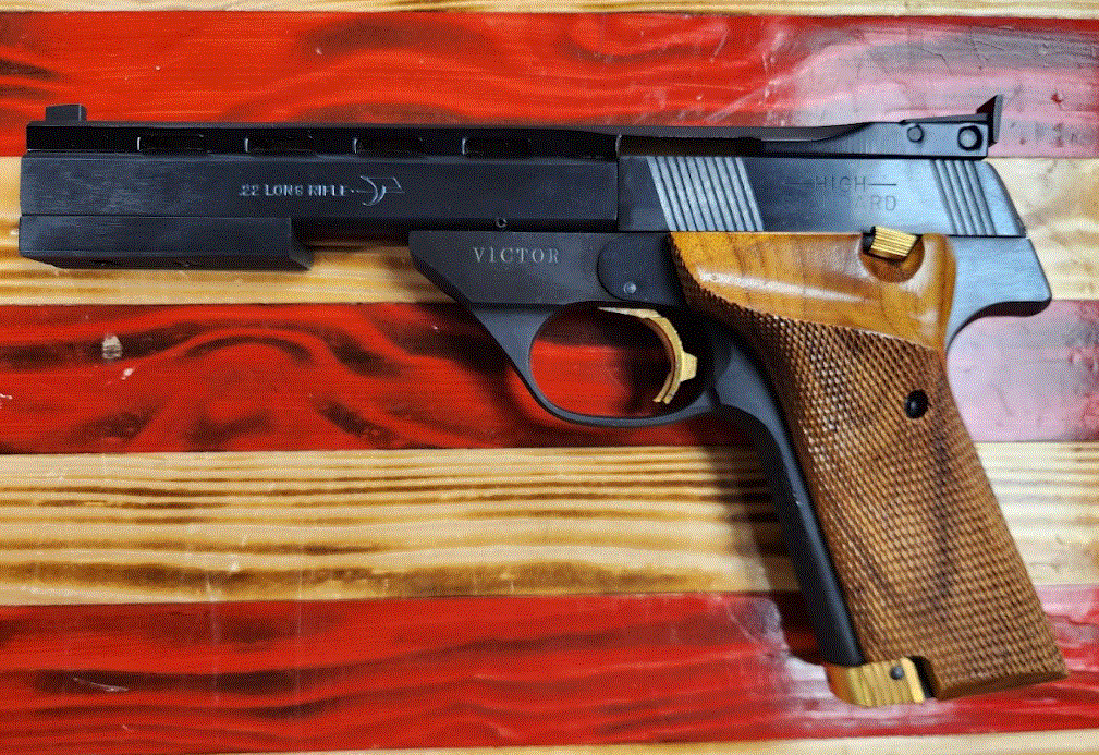 HIGH STANDARD High Standard Victor Semi-Auto Pistol in 22LR with OEM box & 1 magazine