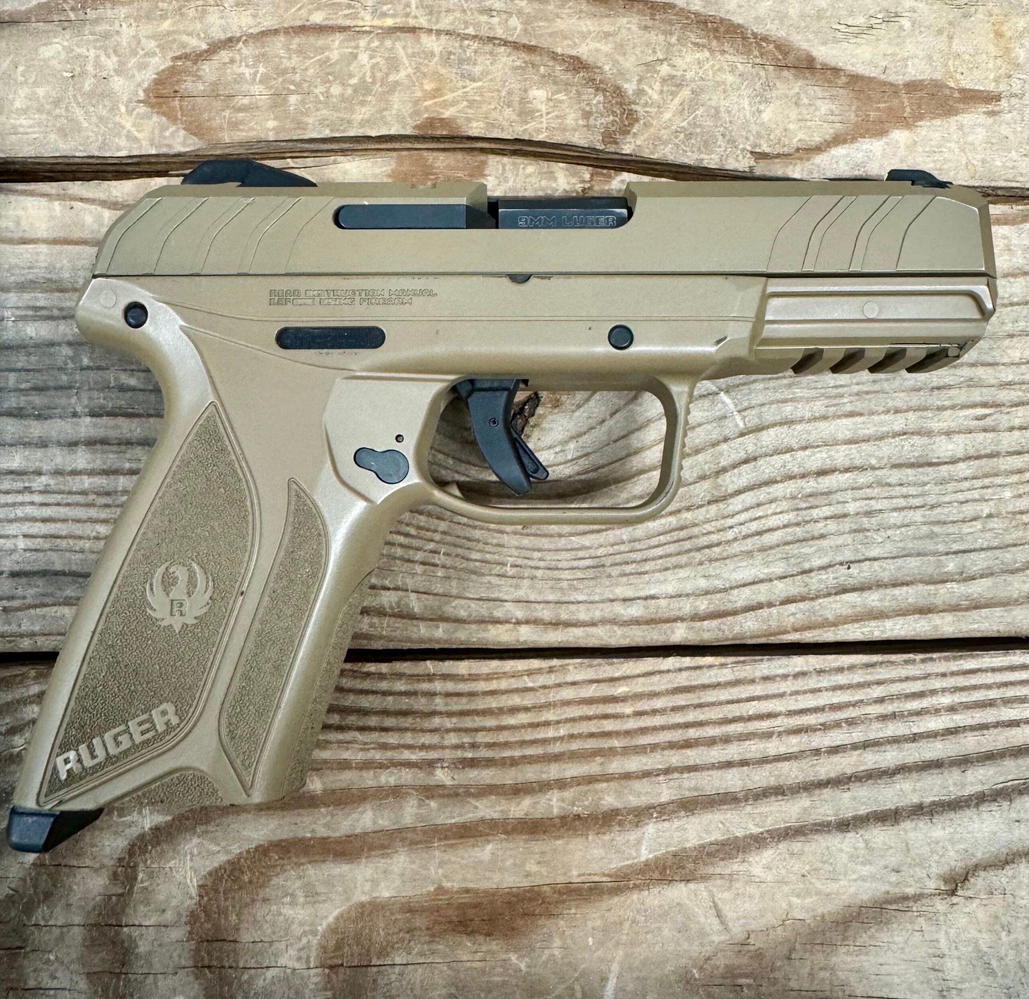 RUGER RUGER SECURITY 9 9MM SEMI AUTO PISTOL TAN 4" W/BOX