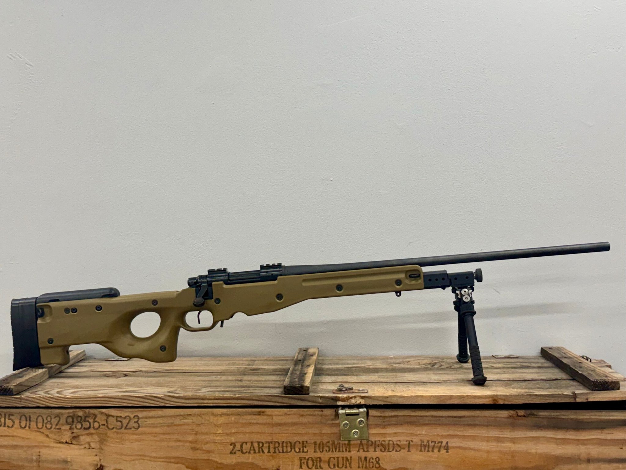 REMINGTON Remington Model 700, 24", .308 Barrel, Bolt Action, Accuracy International Chasis, Atlas PSR Bipod, No Case, 2 Magazines