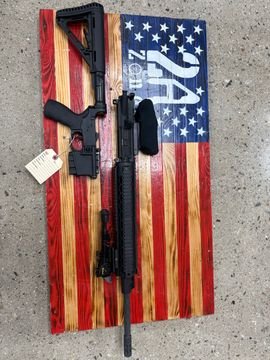 AMMO INC. AMMO BROTHERS, DEFCON-15 RECEIVER, MULTI, BLACK , 1 ACOG OPTIC, 1 YMH UPPER RECEIVER, 20" BARREL