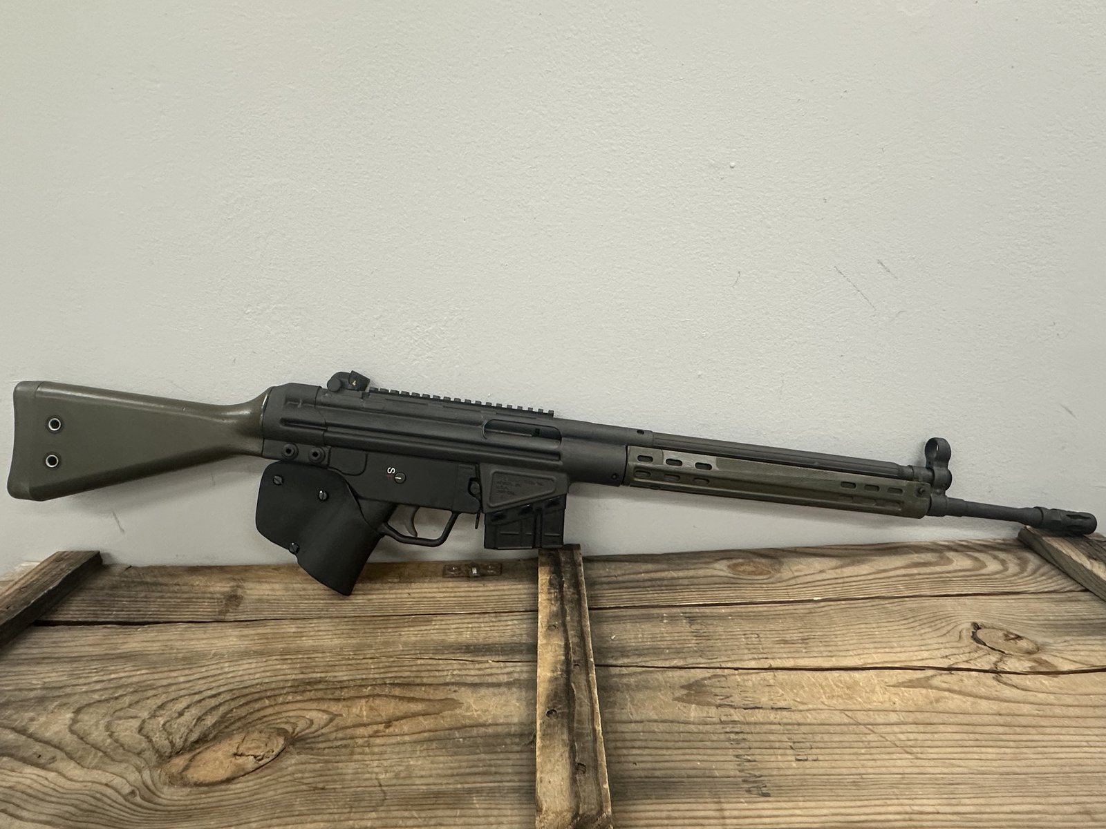 PTR INDUSTRIES PTR INDUSTRIES PTR 91 308 16" OD Green (6) Magazines, fin grip, hard black case