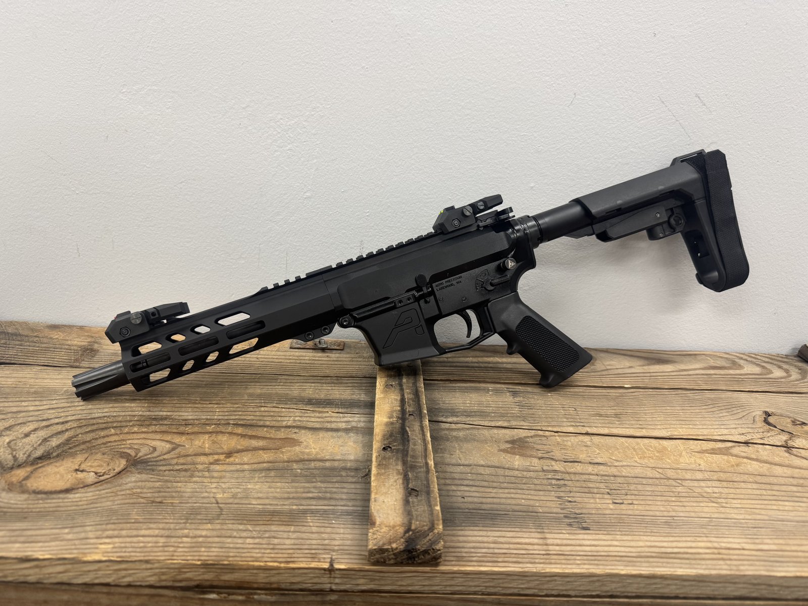 GREAT LAKES FIREARMS GLS EPC-9 Pistol, 7" Barrel, SB Tactical Pistol Brace, Maglock + Juggernaut Helfighter System, Magpul Handguard