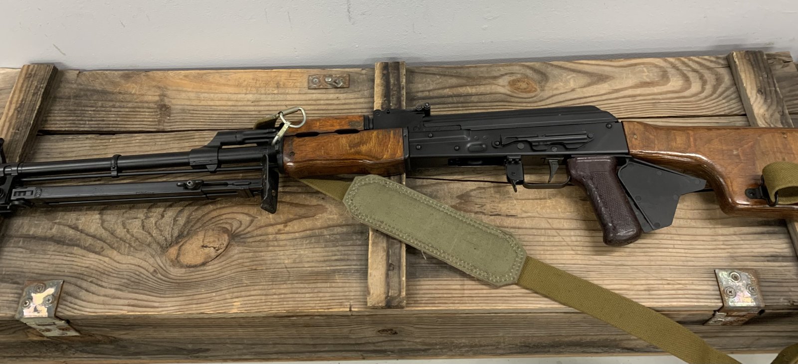CHILDERS GUNS Childers, Semi Auto RPK, 7.62x39, 22.5", Wood Foregrip, Wood Stock, Military Style Sling, Three Magazines, Bipod, Includes Black Rifle Bag, Built from 1980 Romanian Parts Kit