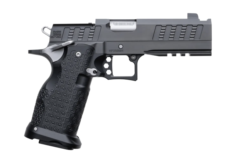 JACOB GREY FIREARMS HEX PRO CHUNK PORTED BARREL BLACK DLC FINISH OPTICS READY