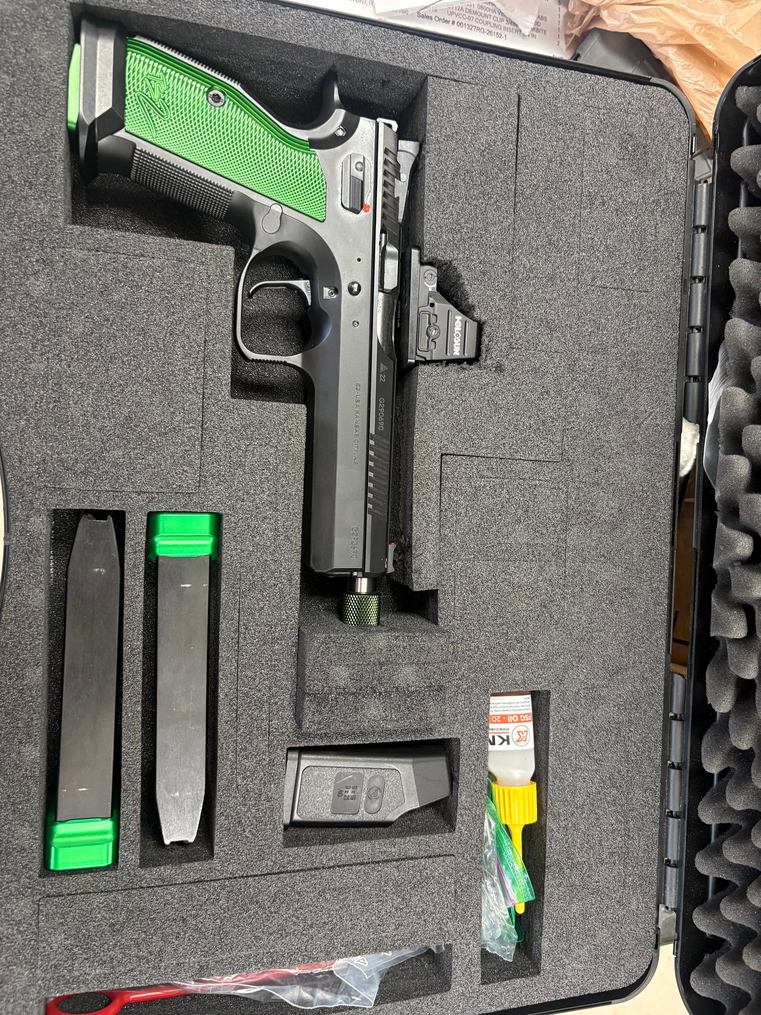 CZ TS2 RACING GREEN