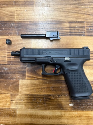 GLOCK 44 W THREADED BARREL AND UPGRADED TRIGGER