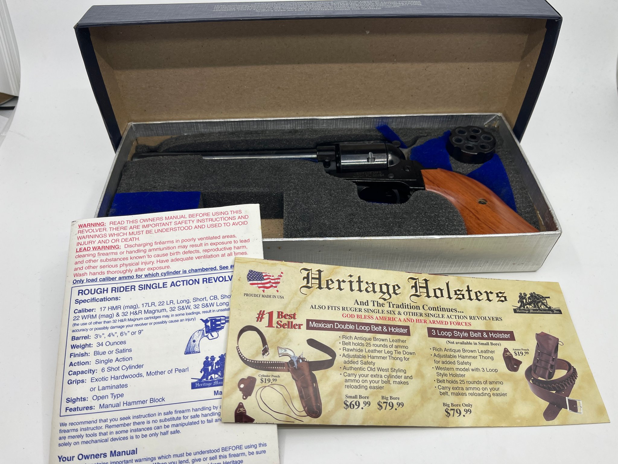 HERITAGE MFG. ROUGH RIDER SMALL BORE