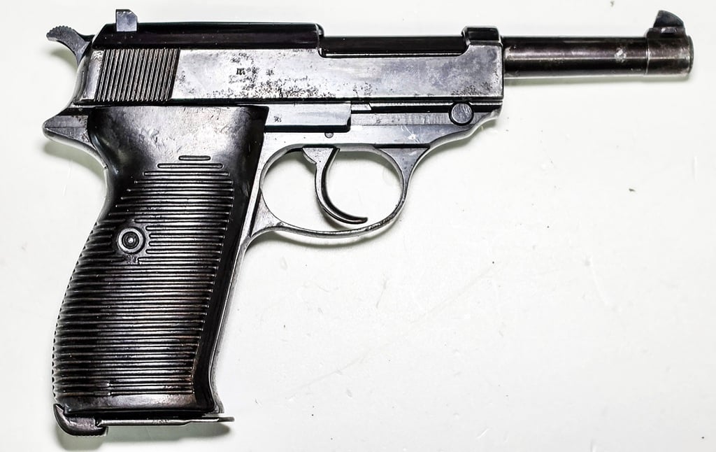 WALTHER MODEL P38 AC41 CHAMBERED IN 9MM MATCHING NUMBERED MAGAZINE