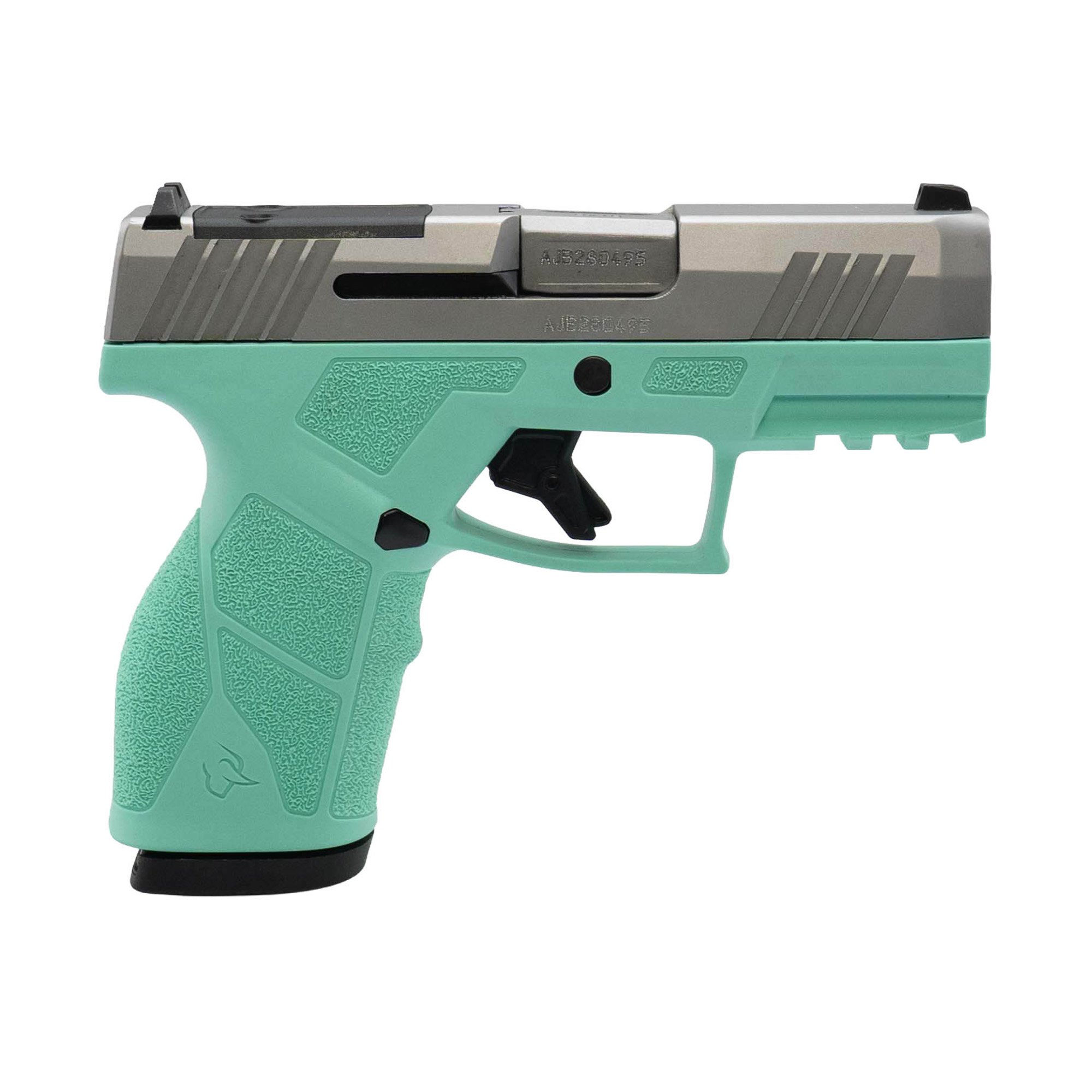 Taurus GX2 TORO 9mm 13rd 3.38 Sharpshooter Barrel Shield RMSc Optic Ready Cyan Stainless Pistol